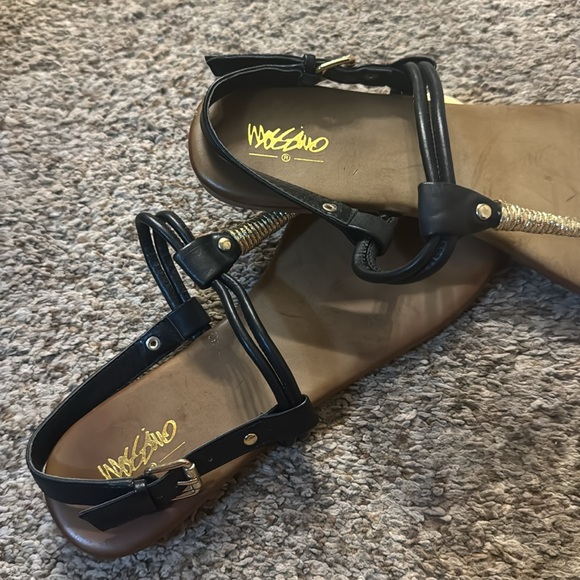 Mossimo - woman’s sandals size 9 - black & Gold - Picture 6 of 15